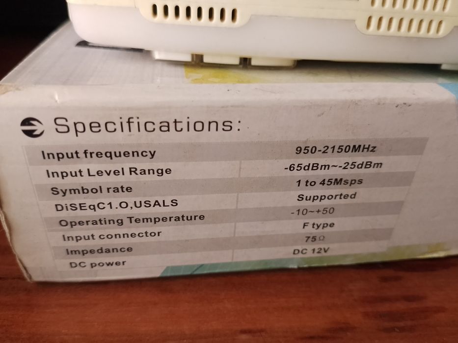 Satfinder. Портативный прибор для настройки спутниковых антенн.