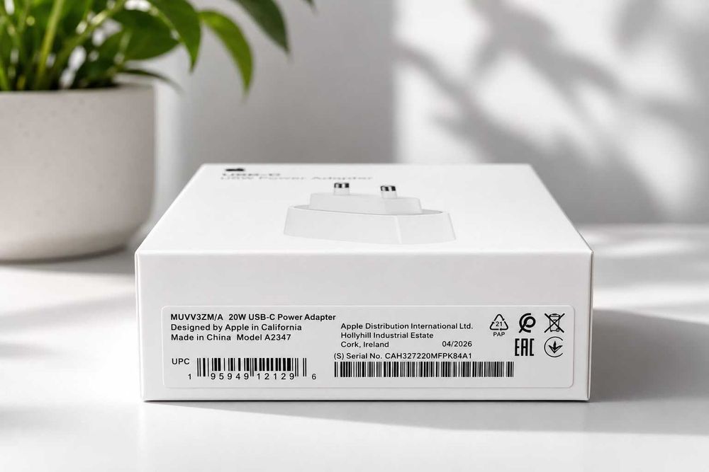 Kit Încărcare Rapidă iPhone – Adaptor 20W USB-C + Cablu Lightning (1m)