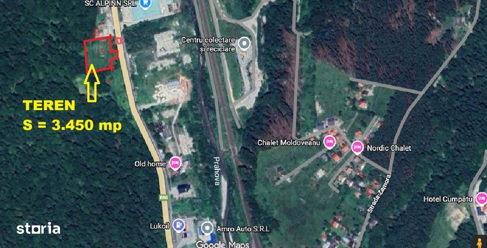 Proprietar, vand teren Busteni Poiana Tapului Prahova 3.450 mp