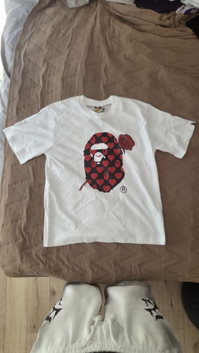 Tricou bape cu trandafir