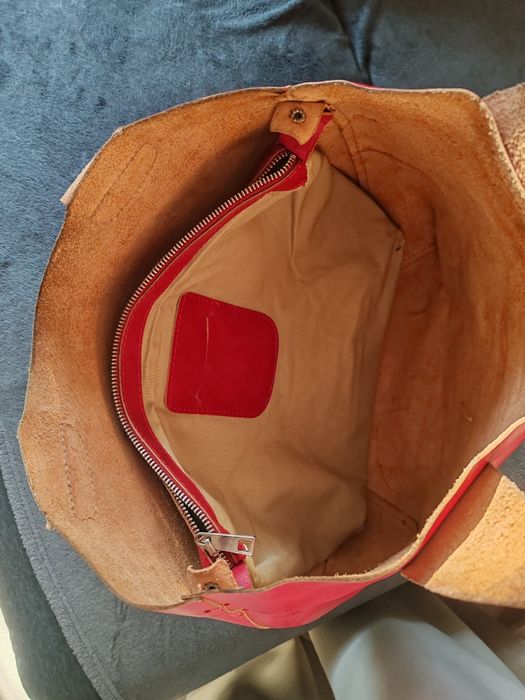 Италианска чанта от естествена кожа