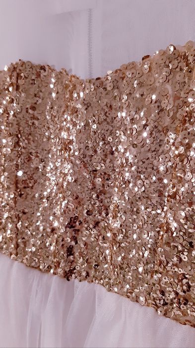 Rochie tulle cu paiete NOUA
