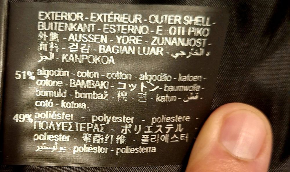 Palton Bărbătesc din bumbac Zara mărimea L