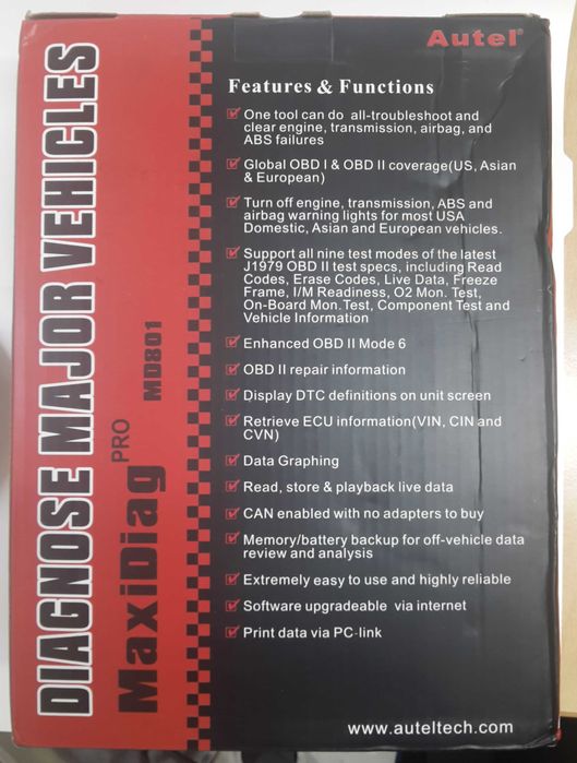 Скенер за автодиагностика AUTEL