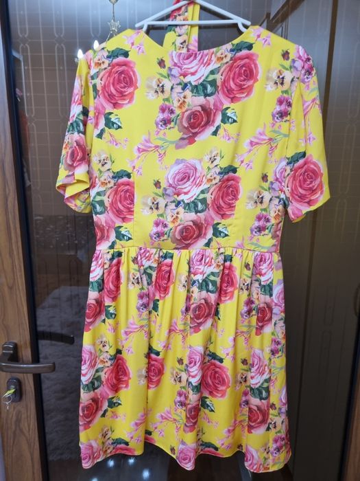 Rochie Atmosphere scurta de vara cu imprimeu floral M-L(Poema,Zara)