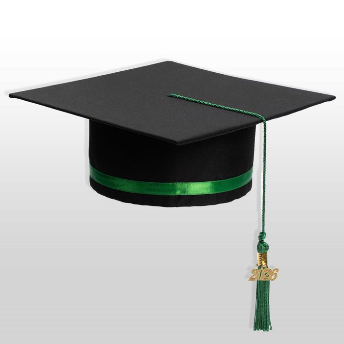Toca, Esarfa si Cocarda, Set Nepersonalizat, Verde smarald, Absolvire