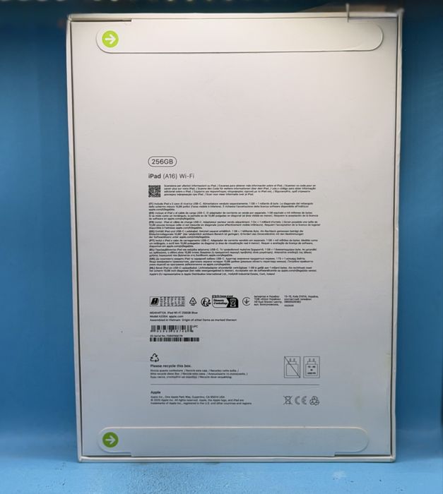 НОВ!!! Таблет Apple iPad (A16) 11”, 256GB, Wi-Fi, Blue