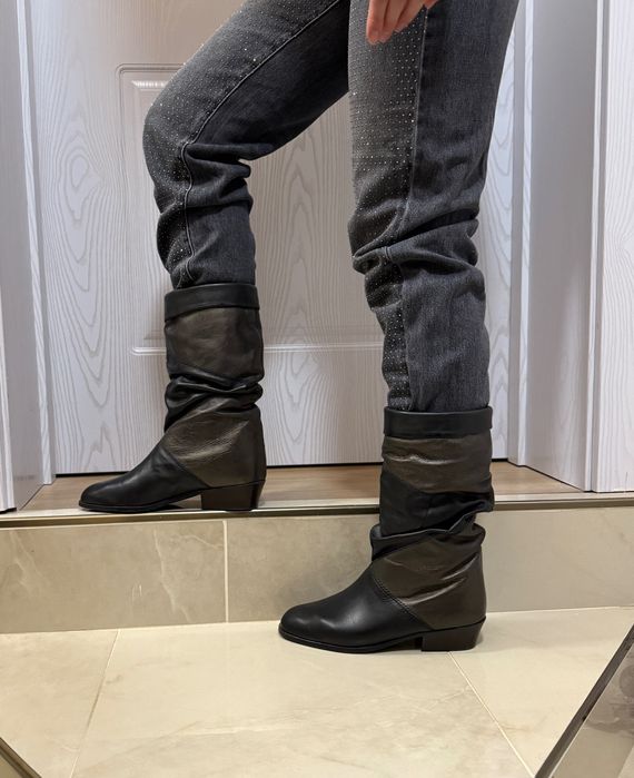 Дамски ботуши естествена кожа 39 номер 2 модела