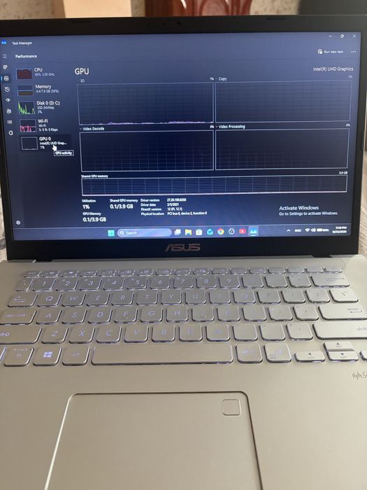 Laptop Asus VivoBook X409FA, CPU i3 10110U, SSD 256GB, 8GB RAM