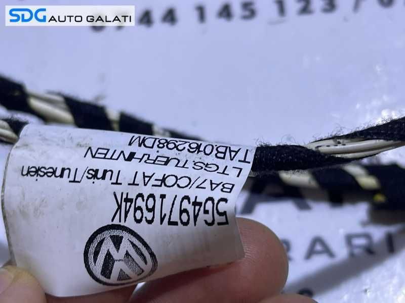 Cablaj Instalatie Electrica Usa Portiera Dreapta Spate VW Golf 7 2013 - 2017 Cod 5G4971694K [D0723]