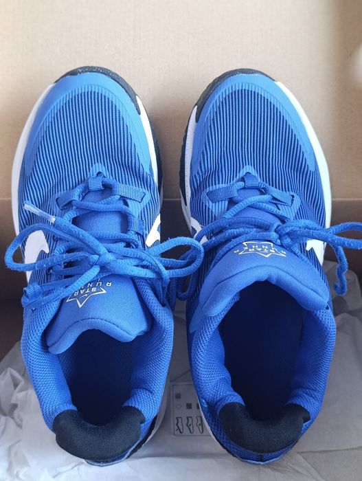 Pantofi adidasi sport NIKE nr. 37.5 (interior măsurat 23.5cm), băieți, 10-11 ani albastru