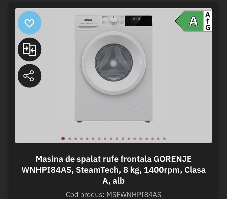 Vând  electrocasnice GORENJE – NOI, nefolosite