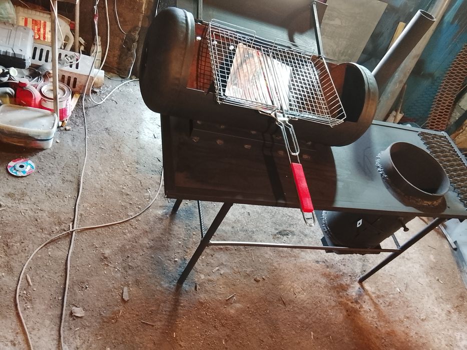 Мангал с под казаником в сборе