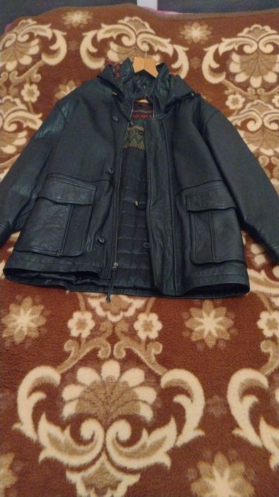 Зимно яке естествена кожа