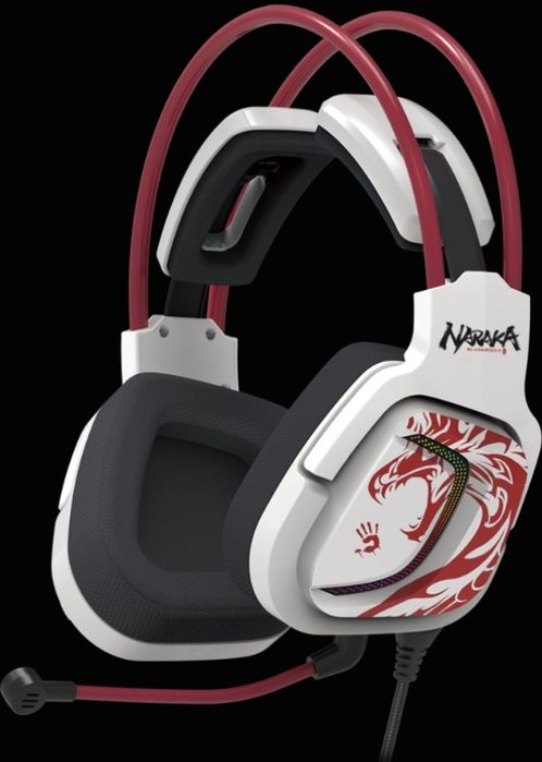 Проводная игровая гарнитура Bloody G575 Naraka, Punk yellow, Black