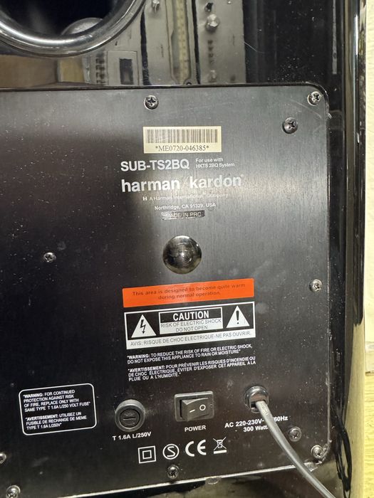 Harman Kardon SUB-TS2BQ 10” Subwoofer Шумен 2-ри корпус •