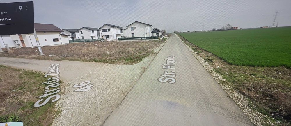 teren intravilan, 450 mp, Comuna Berceni, strada Plopilor