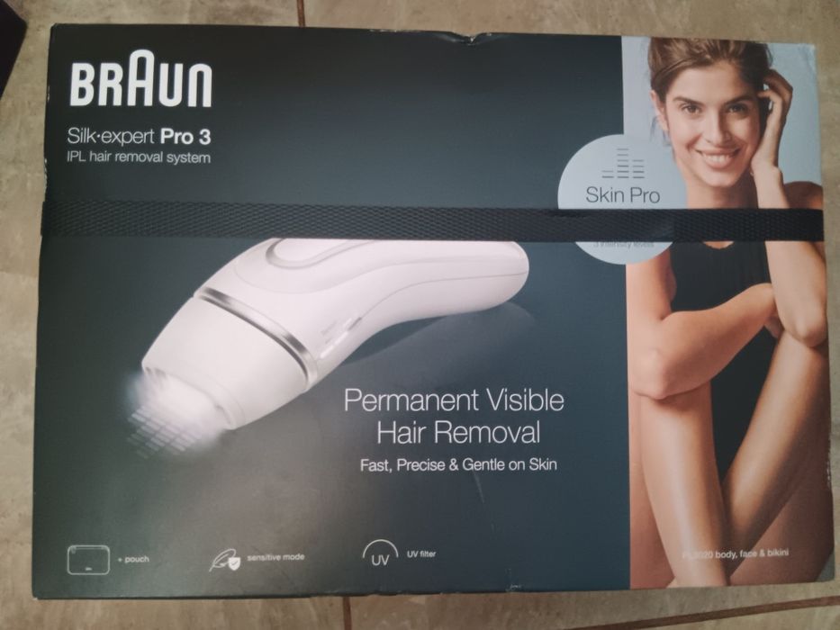 Epilator Silk expert Mini  și Pro 3 IPL hair renovat system