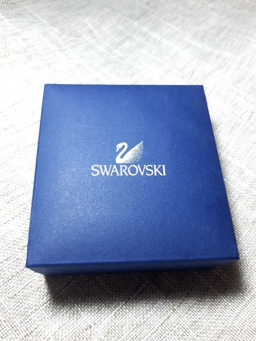 Сребърно колие с кристали Swarovski