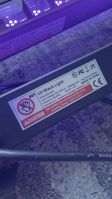 2 x Bară UV Black Light 20W SELE0036 – lumini DJ / evenimente