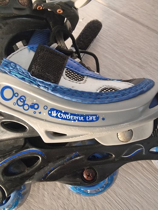 Role copii/baieti reglabile cu roti din silicon ,31-34