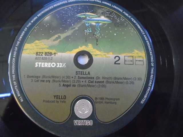 винил  пластинка  Yello – Stella
Yello - Stella