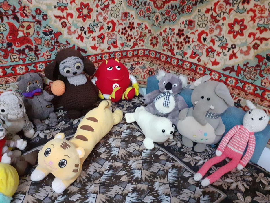 Игрушки мягкие   .