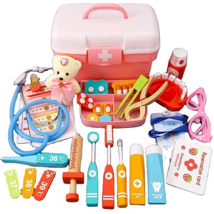 Набор детский врачей деревянное набор