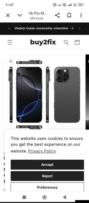 Iphon 16 pro max  că nou