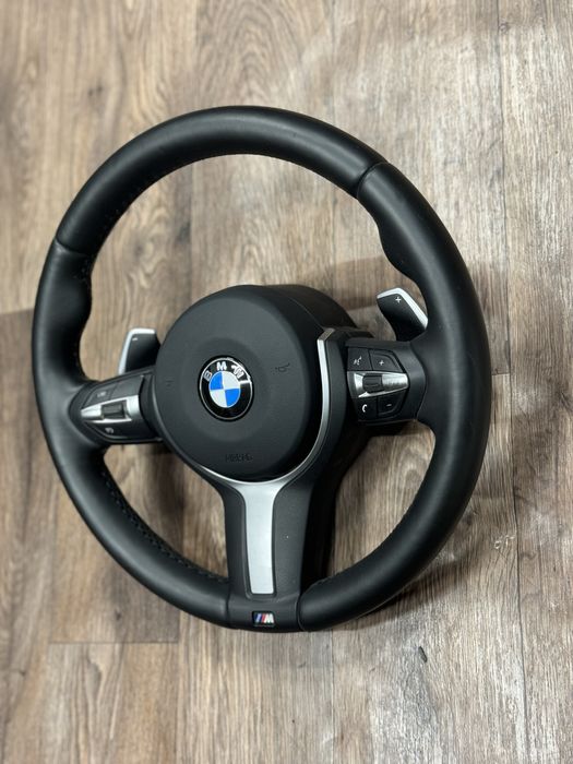 Volan Bmw Seria 5 6 7 f10 f11 f01 f12 M-sport incalzire vibratii padel