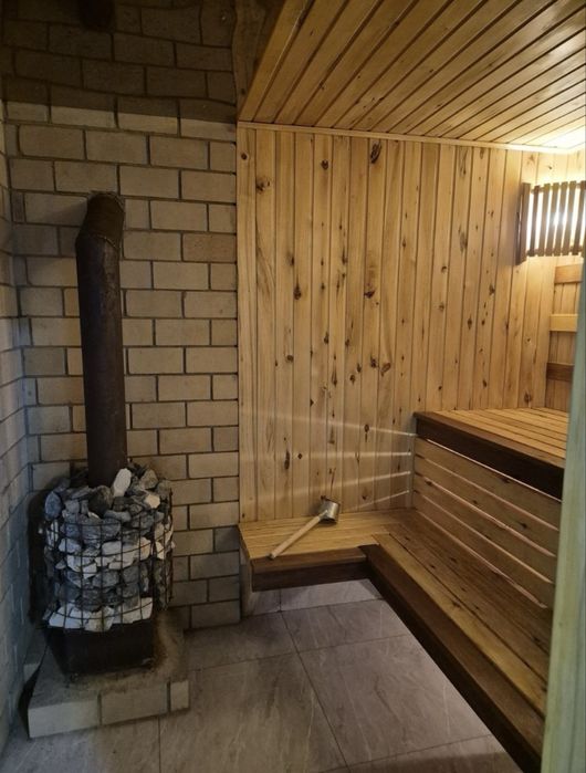 Баня на дровах .
