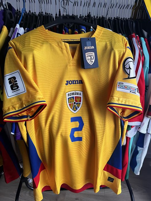 Tricou de fotbal Joma Nationala Romaniei Romania marime L Andrei Ratiu