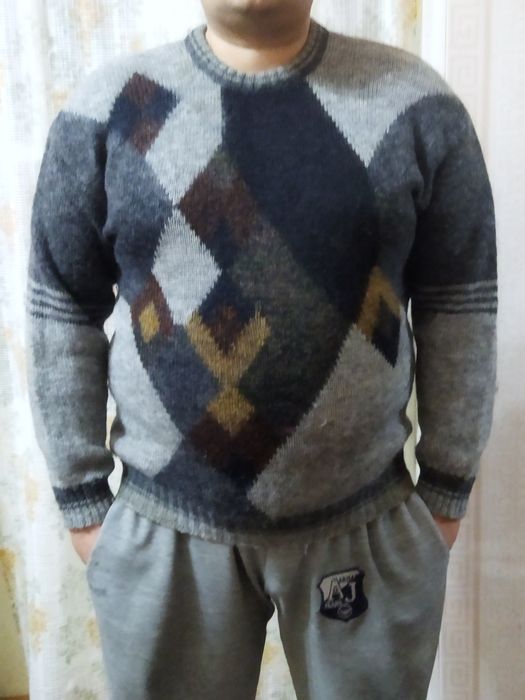 Мужская одежда свитер тепый