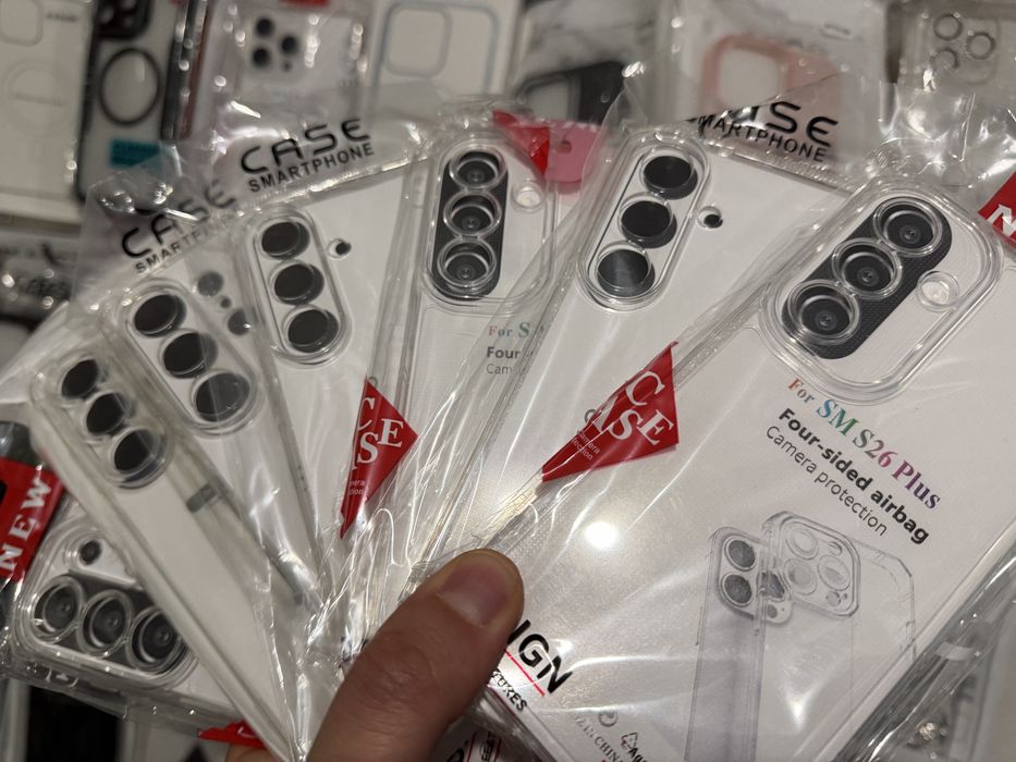 Samsung Galaxy S26 Ultra,S26+,S26 прозрачни силиконови гърбове