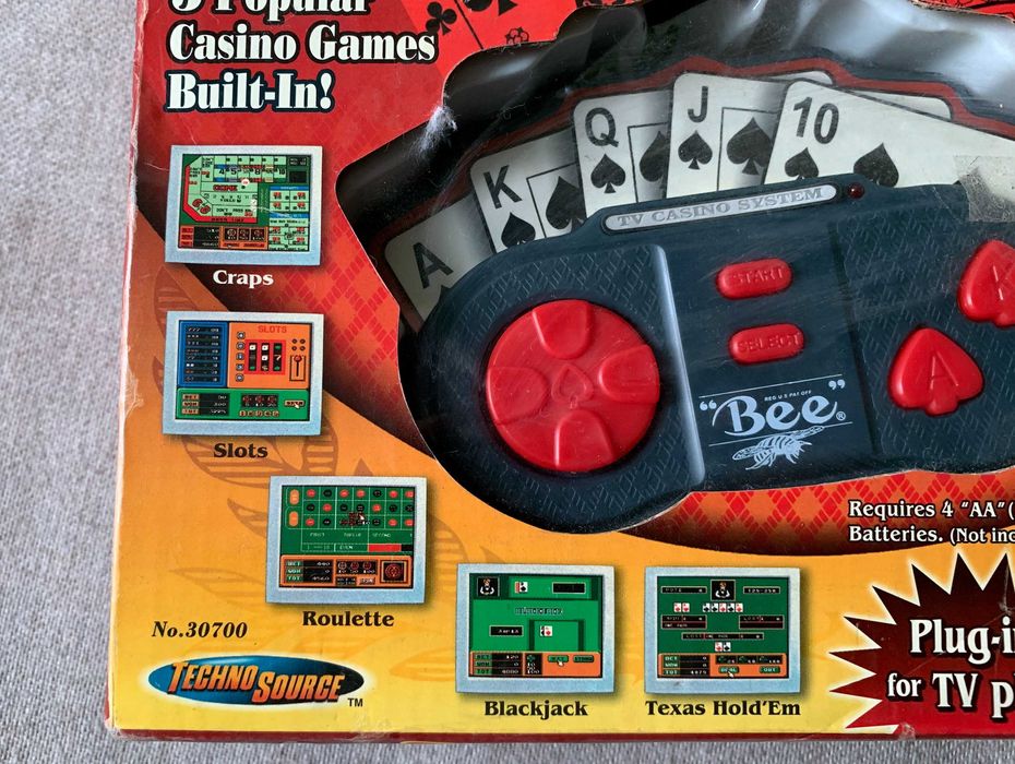 Consolă retro Bee TV Casino System, 5 jocuri integrate, Plug & Play