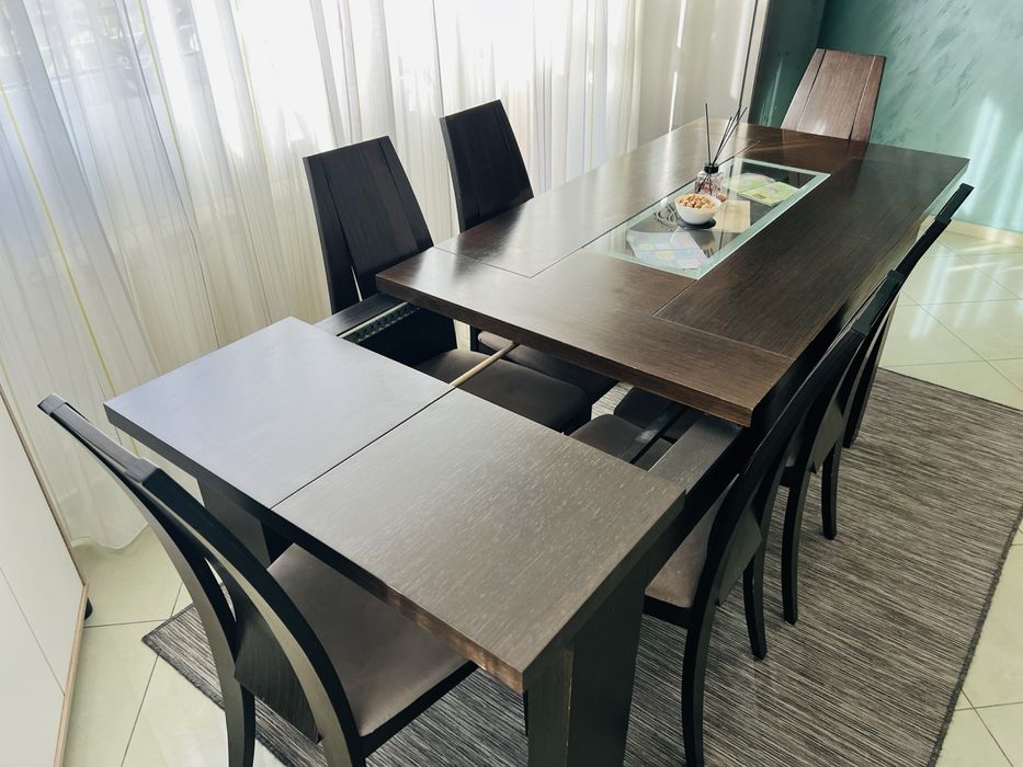 Кухненска маса със шест стола