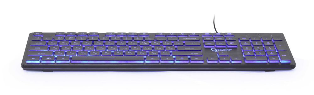 Проводная клавиатура Gembird KB-UML3-01 USB  c подсветкой