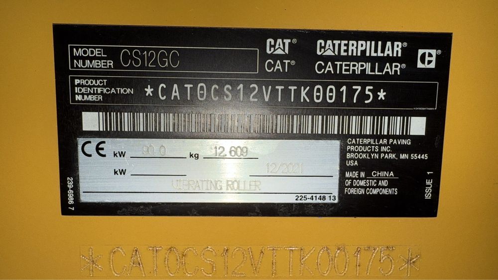 Cilindru compactor Caterpillar CS12GC