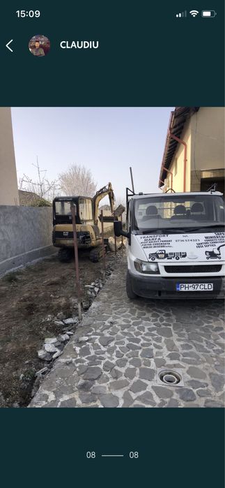 Inchiriez miniexcavator/buldoexcavator/bobcat