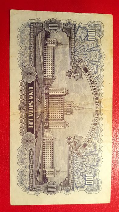 Bancnota 100lei 1952