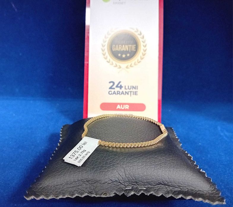 Bratara Aur 14K - 2.95 grame / 1375 lei ( B34602.3 / Ag28 Doi Baieti )