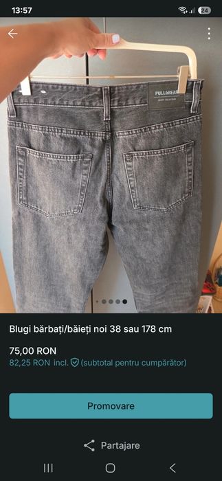 Blugi barbati 38 noi