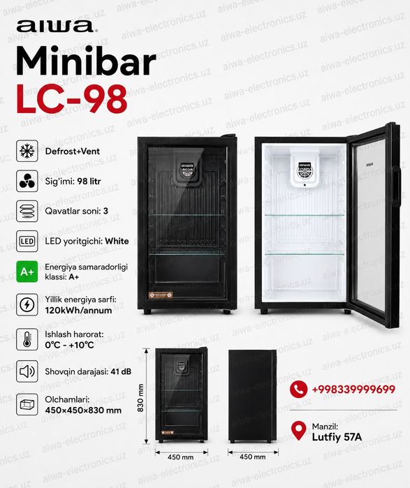Минибар витринный холодильник мини холодильник xolodilnik minibar