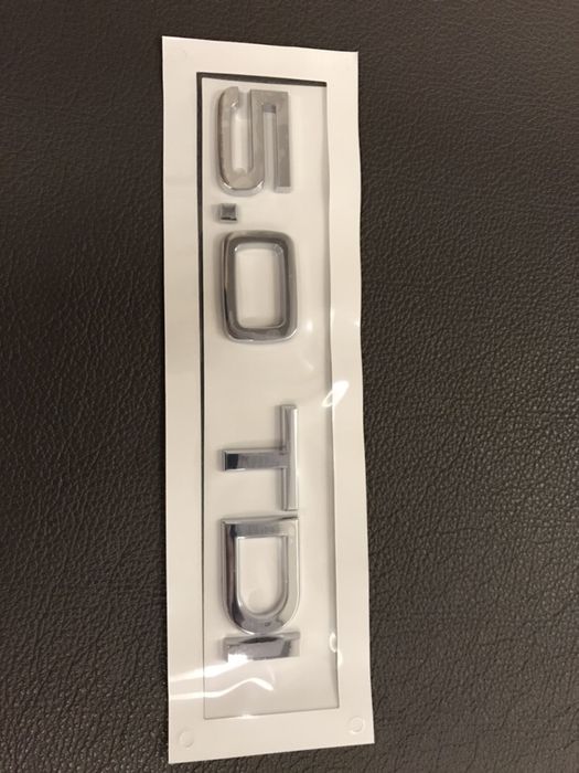 Emblema Audi 5.0 TDI crom nou