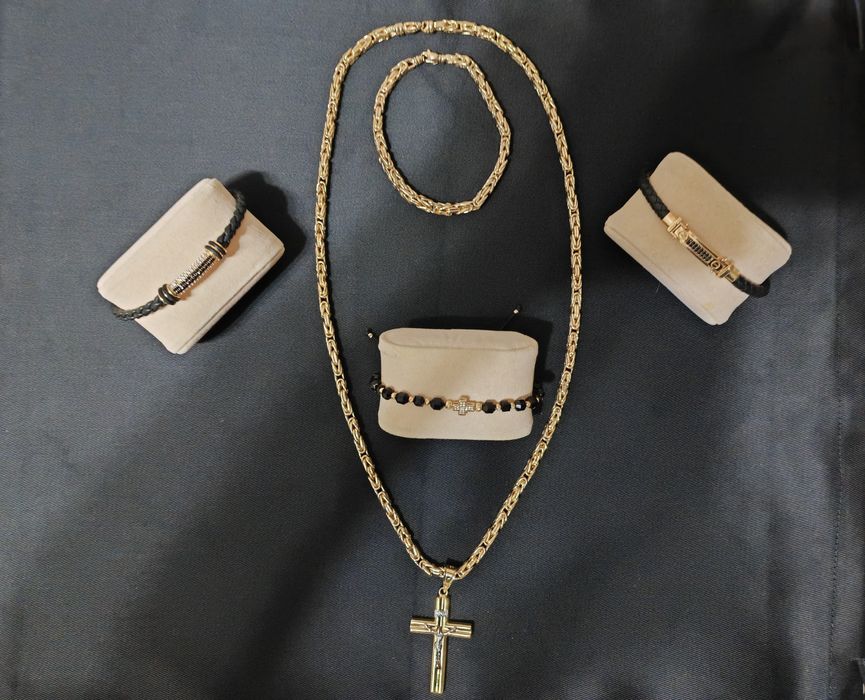 Vând lant și bratari aur 14k