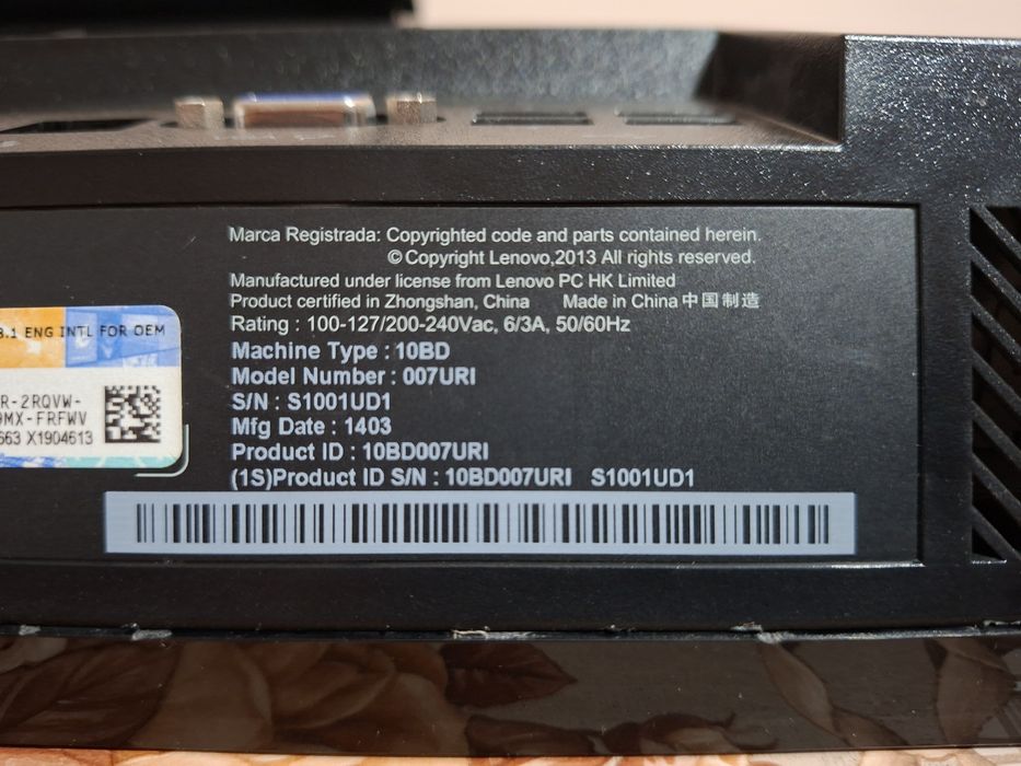 Lenovo All-in-One Win10 E73z sau SCHIMB