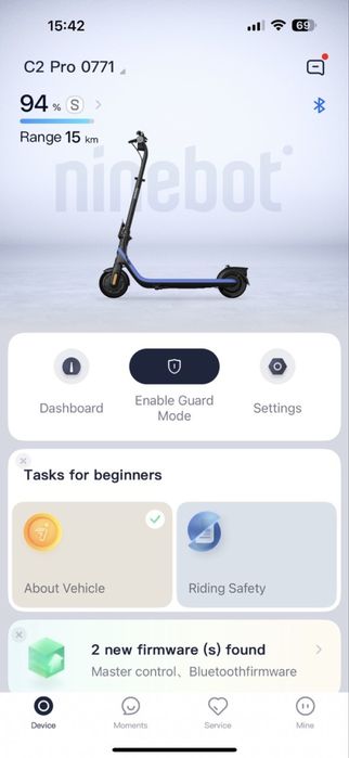 Електрическа тротинетка Ninebot Segway C2 Pro