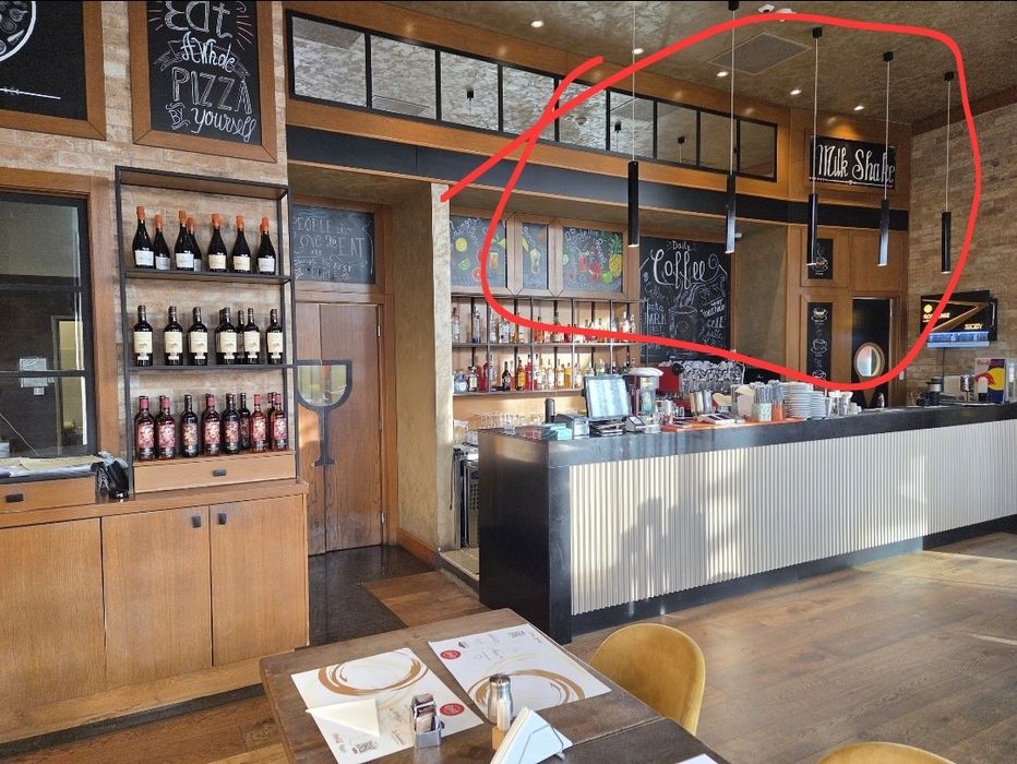 Mobilier si corpuri de iluminat restaurant