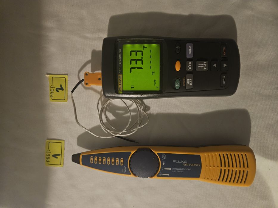 Fluke termometru 52ii si Fluke Networks IntelliTone Pro 200