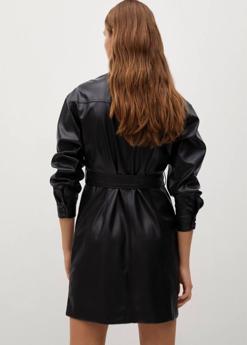 Rochie Mango cu aspect de piele